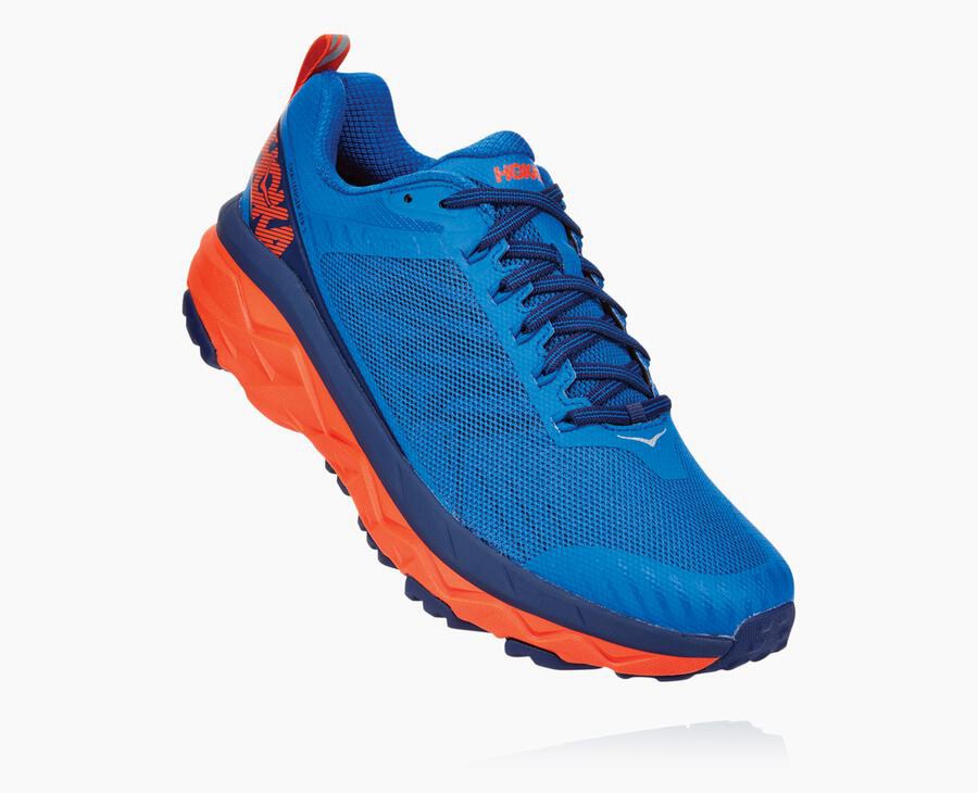 Hoka Australia One One Challenger ATR 5 - Mens Trail Shoes Blue - ICWRV-5416